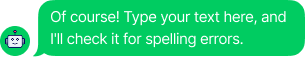 Message bubble